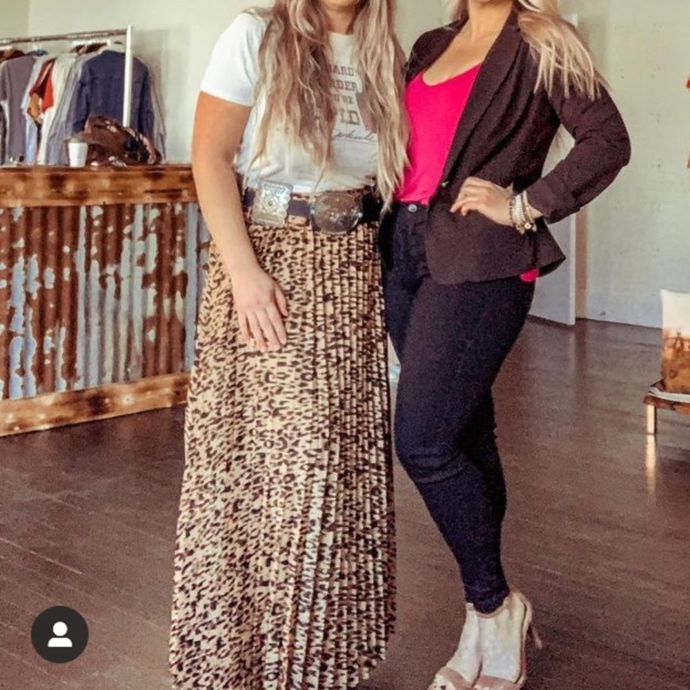 Leopard Maxi Skirt